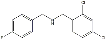 [(2,4-dichlorophenyl)methyl][(4-fluorophenyl)methyl]amine Struktur