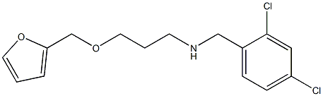 [(2,4-dichlorophenyl)methyl][3-(furan-2-ylmethoxy)propyl]amine Struktur