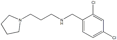 [(2,4-dichlorophenyl)methyl][3-(pyrrolidin-1-yl)propyl]amine Struktur