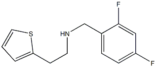 [(2,4-difluorophenyl)methyl][2-(thiophen-2-yl)ethyl]amine Struktur