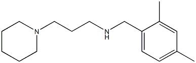 [(2,4-dimethylphenyl)methyl][3-(piperidin-1-yl)propyl]amine Struktur