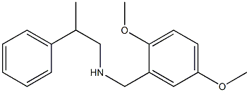 [(2,5-dimethoxyphenyl)methyl](2-phenylpropyl)amine Struktur