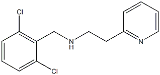 [(2,6-dichlorophenyl)methyl][2-(pyridin-2-yl)ethyl]amine Struktur