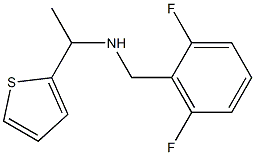 [(2,6-difluorophenyl)methyl][1-(thiophen-2-yl)ethyl]amine Struktur