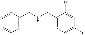 [(2-bromo-4-fluorophenyl)methyl](pyridin-3-ylmethyl)amine Struktur