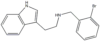 [(2-bromophenyl)methyl][2-(1H-indol-3-yl)ethyl]amine Struktur