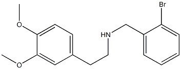 [(2-bromophenyl)methyl][2-(3,4-dimethoxyphenyl)ethyl]amine Struktur