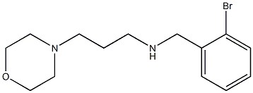 [(2-bromophenyl)methyl][3-(morpholin-4-yl)propyl]amine Struktur