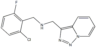 [(2-chloro-6-fluorophenyl)methyl]({[1,2,4]triazolo[3,4-a]pyridin-3-ylmethyl})amine Struktur