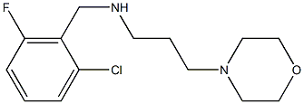 [(2-chloro-6-fluorophenyl)methyl][3-(morpholin-4-yl)propyl]amine Struktur