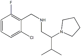 [(2-chloro-6-fluorophenyl)methyl][3-methyl-2-(pyrrolidin-1-yl)butyl]amine Struktur