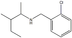 [(2-chlorophenyl)methyl](3-methylpentan-2-yl)amine Struktur