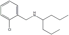 [(2-chlorophenyl)methyl](heptan-4-yl)amine Struktur