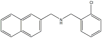 [(2-chlorophenyl)methyl](naphthalen-2-ylmethyl)amine Struktur