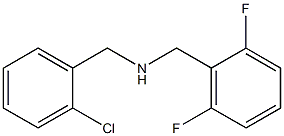 [(2-chlorophenyl)methyl][(2,6-difluorophenyl)methyl]amine Struktur