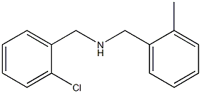 [(2-chlorophenyl)methyl][(2-methylphenyl)methyl]amine Struktur