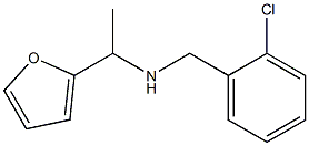 [(2-chlorophenyl)methyl][1-(furan-2-yl)ethyl]amine Struktur