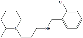 [(2-chlorophenyl)methyl][3-(2-methylpiperidin-1-yl)propyl]amine Struktur