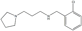 [(2-chlorophenyl)methyl][3-(pyrrolidin-1-yl)propyl]amine Struktur