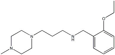 [(2-ethoxyphenyl)methyl][3-(4-methylpiperazin-1-yl)propyl]amine Struktur