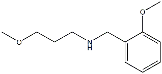 [(2-methoxyphenyl)methyl](3-methoxypropyl)amine Struktur