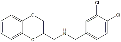 [(3,4-dichlorophenyl)methyl](2,3-dihydro-1,4-benzodioxin-2-ylmethyl)amine Struktur