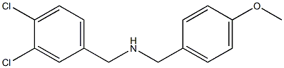 [(3,4-dichlorophenyl)methyl][(4-methoxyphenyl)methyl]amine Struktur