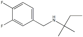 [(3,4-difluorophenyl)methyl](2-methylbutan-2-yl)amine Struktur