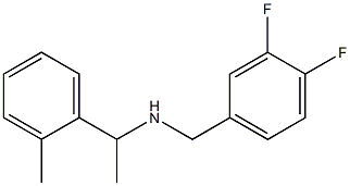 [(3,4-difluorophenyl)methyl][1-(2-methylphenyl)ethyl]amine Struktur