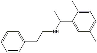 [1-(2,5-dimethylphenyl)ethyl](2-phenylethyl)amine Struktur