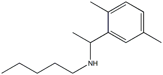 [1-(2,5-dimethylphenyl)ethyl](pentyl)amine Struktur