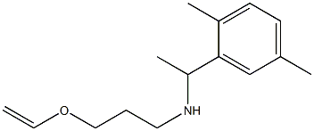 [1-(2,5-dimethylphenyl)ethyl][3-(ethenyloxy)propyl]amine Struktur