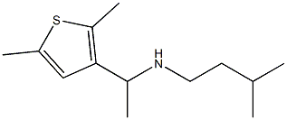 [1-(2,5-dimethylthiophen-3-yl)ethyl](3-methylbutyl)amine Struktur