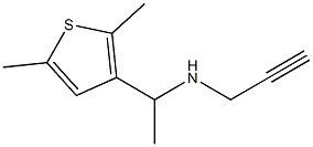 [1-(2,5-dimethylthiophen-3-yl)ethyl](prop-2-yn-1-yl)amine Struktur