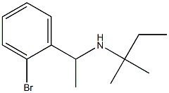 [1-(2-bromophenyl)ethyl](2-methylbutan-2-yl)amine Struktur