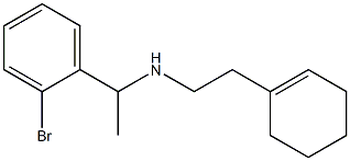 [1-(2-bromophenyl)ethyl][2-(cyclohex-1-en-1-yl)ethyl]amine Struktur