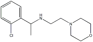 [1-(2-chlorophenyl)ethyl][2-(morpholin-4-yl)ethyl]amine Struktur