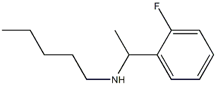 [1-(2-fluorophenyl)ethyl](pentyl)amine Struktur