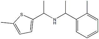 [1-(2-methylphenyl)ethyl][1-(5-methylthiophen-2-yl)ethyl]amine Struktur