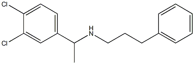 [1-(3,4-dichlorophenyl)ethyl](3-phenylpropyl)amine Struktur