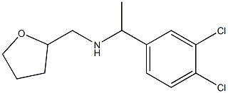 [1-(3,4-dichlorophenyl)ethyl](oxolan-2-ylmethyl)amine Struktur