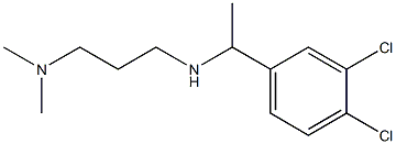 [1-(3,4-dichlorophenyl)ethyl][3-(dimethylamino)propyl]amine Struktur