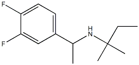 [1-(3,4-difluorophenyl)ethyl](2-methylbutan-2-yl)amine Struktur