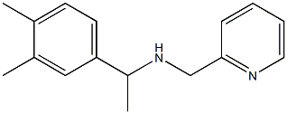 [1-(3,4-dimethylphenyl)ethyl](pyridin-2-ylmethyl)amine Struktur