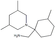 [1-(3,5-dimethylpiperidin-1-yl)-3-methylcyclohexyl]methanamine Struktur