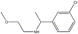 [1-(3-chlorophenyl)ethyl](2-methoxyethyl)amine Struktur