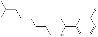 [1-(3-chlorophenyl)ethyl](7-methyloctyl)amine Struktur