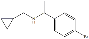 [1-(4-bromophenyl)ethyl](cyclopropylmethyl)amine Struktur