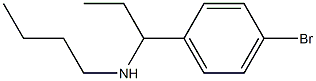 [1-(4-bromophenyl)propyl](butyl)amine Struktur