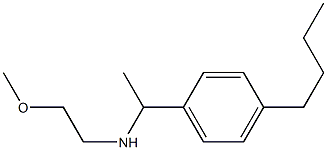 [1-(4-butylphenyl)ethyl](2-methoxyethyl)amine Struktur